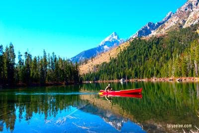 Item #200509290430: Autumn in Wyoming - Kayak