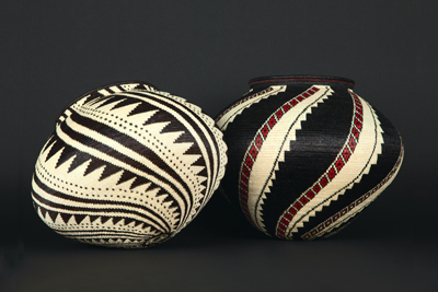 Item #201004240085: Panamanian Baskets - A Group of Wounaan Baskets