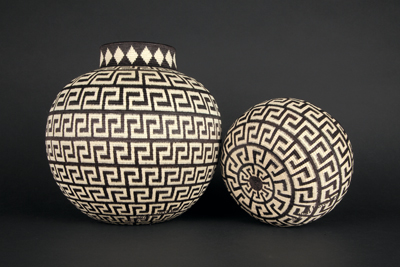 Item #201012304777: Panamanian Baskets - A Pair of Wounaan Baskets