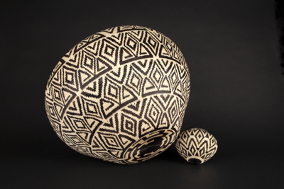 Item #201012304785: Panamanian Baskets - A Pair of Wounaan Baskets