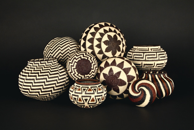 Item #201207244730: Panamanian Baskets - A Group of Wounaan Baskets