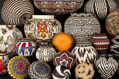 Item #201308067698: Panamanian Baskets - A Group of Wounaan Baskets