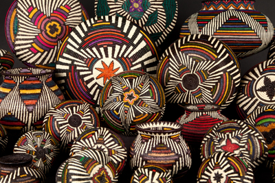 Item #201406270282: Panamanian Baskets - A Group of Wounaan Baskets